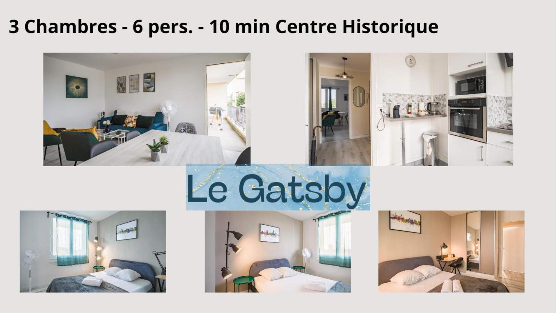 Le Gatsby - 3 Chambres - Centre-Ville Troyes Extérieur photo
